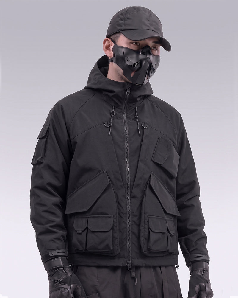 Functional Techwear Multi-pocket Hooded Jacket