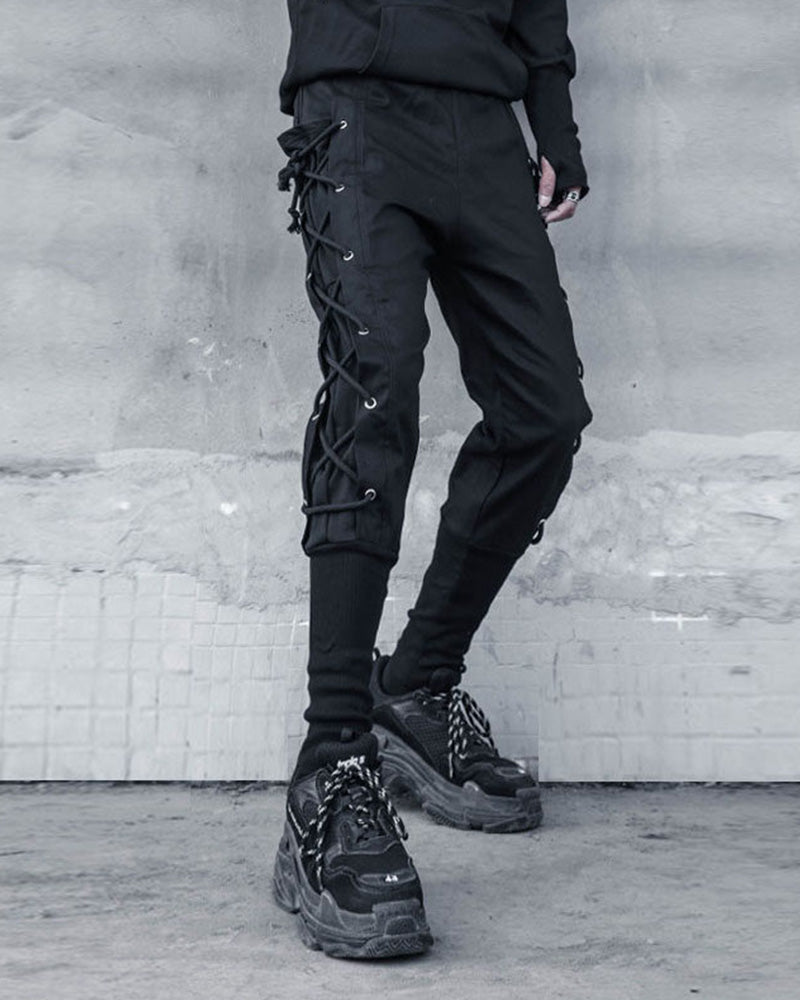 Streetwear Side Drawstring Jogger Pants