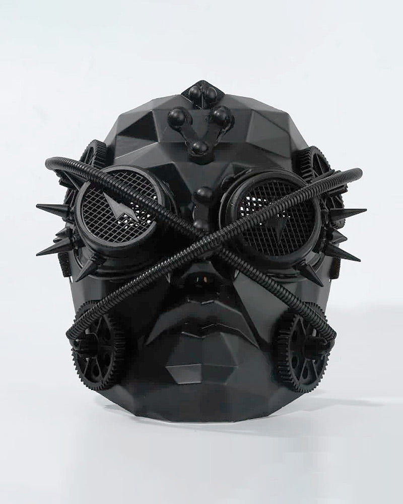 Futuristic Mechanical Rivet Mask