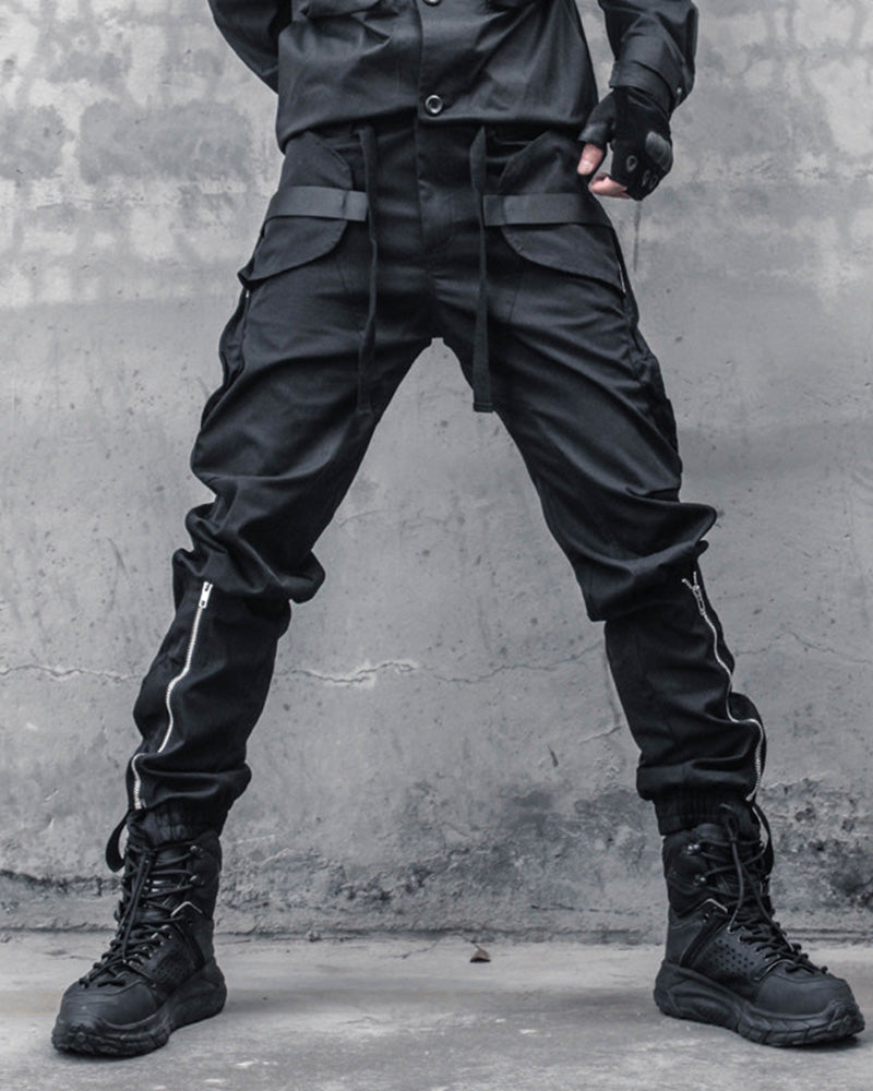 Functional Ankle Zips Techwear Cargo Pants
