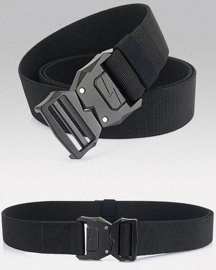 Tactical Belt For Men Elastic Stretch Quick Release Buckle