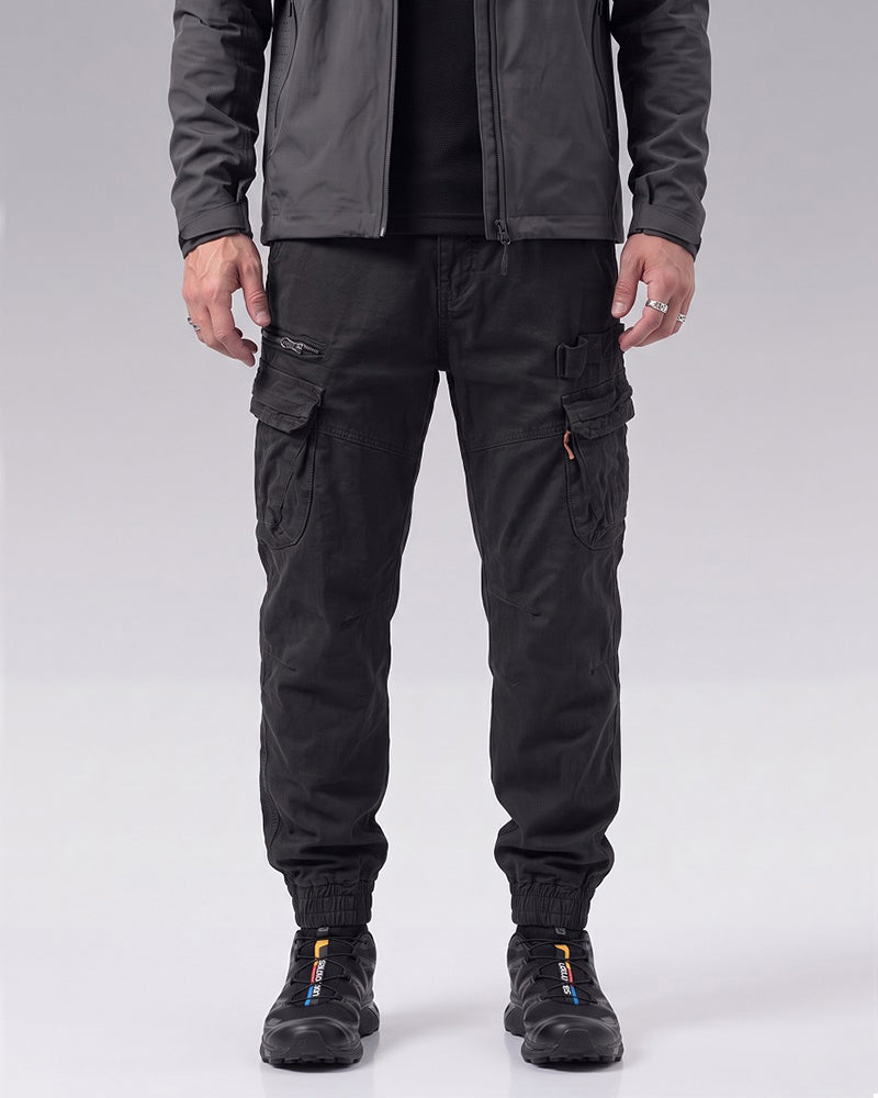 Techwear Paratrooper Cuffed Pants