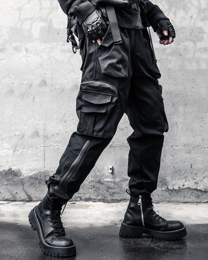 Functional Multi-Pocket Techwear Cargo Pants