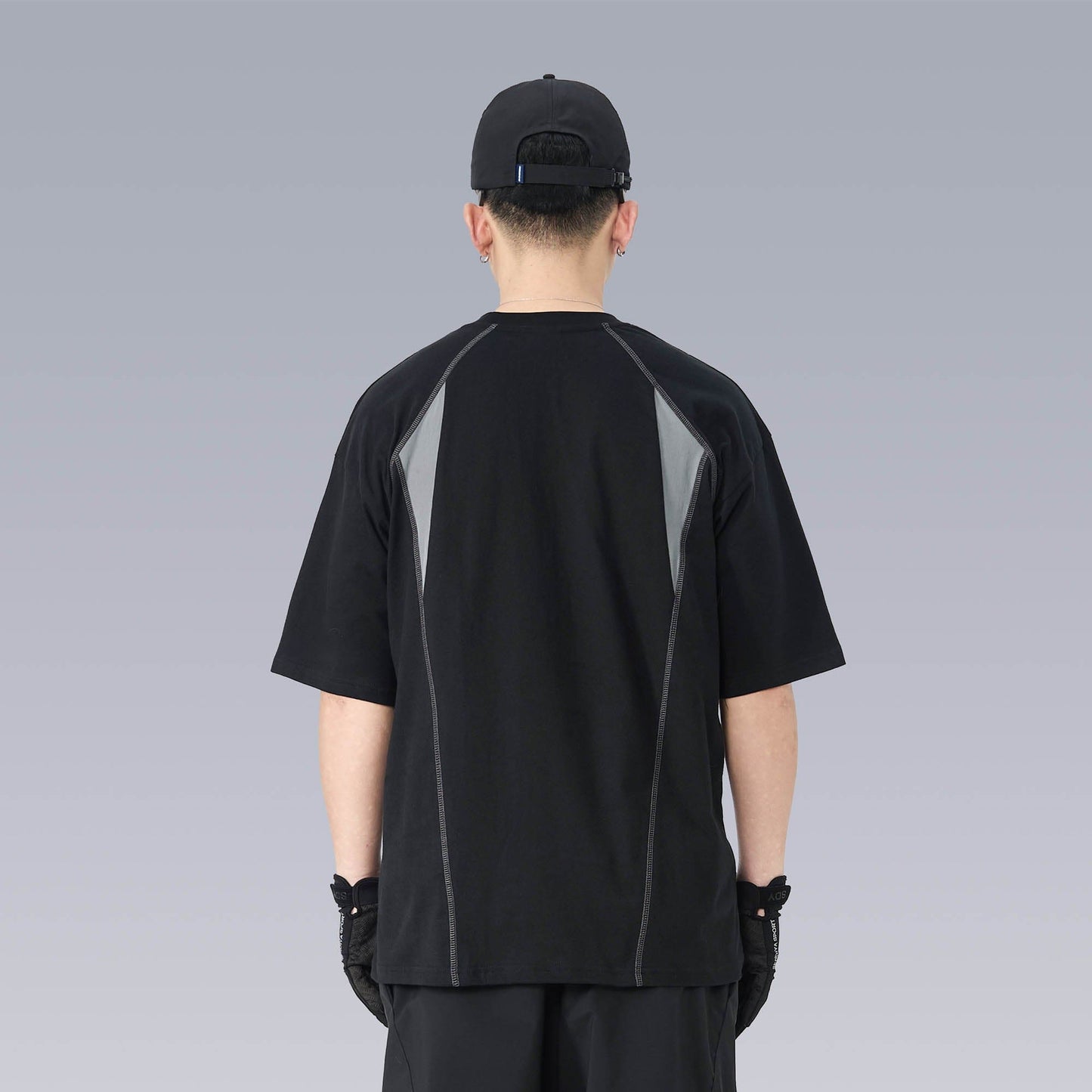 Paneled Multi-Pocket T-Shirt
