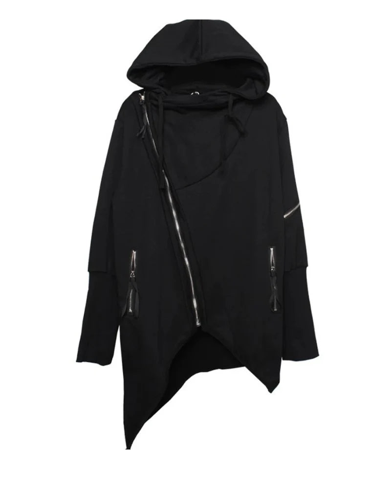 Japanese Techwear Zipper Hooded Jacket