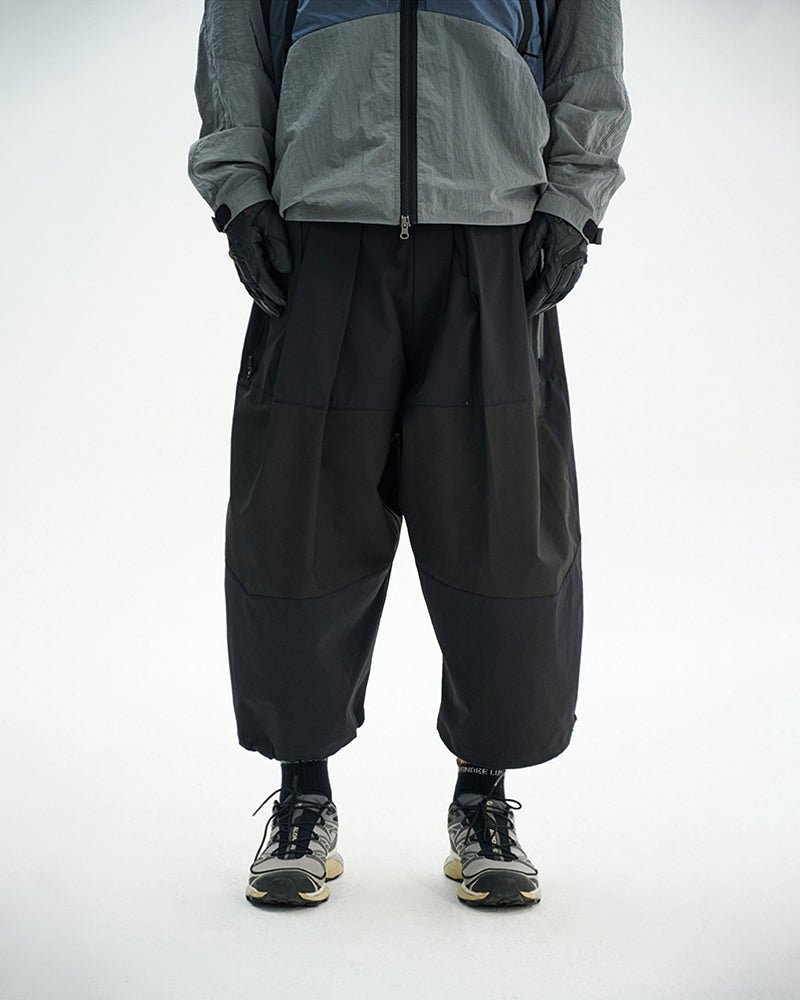 Dual-Zip Water-Repellent Lightweight Techwear Cropped Pants