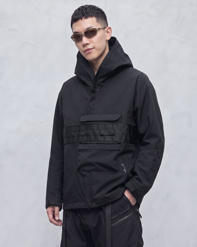 Windproof Hooded Techwear Jacket