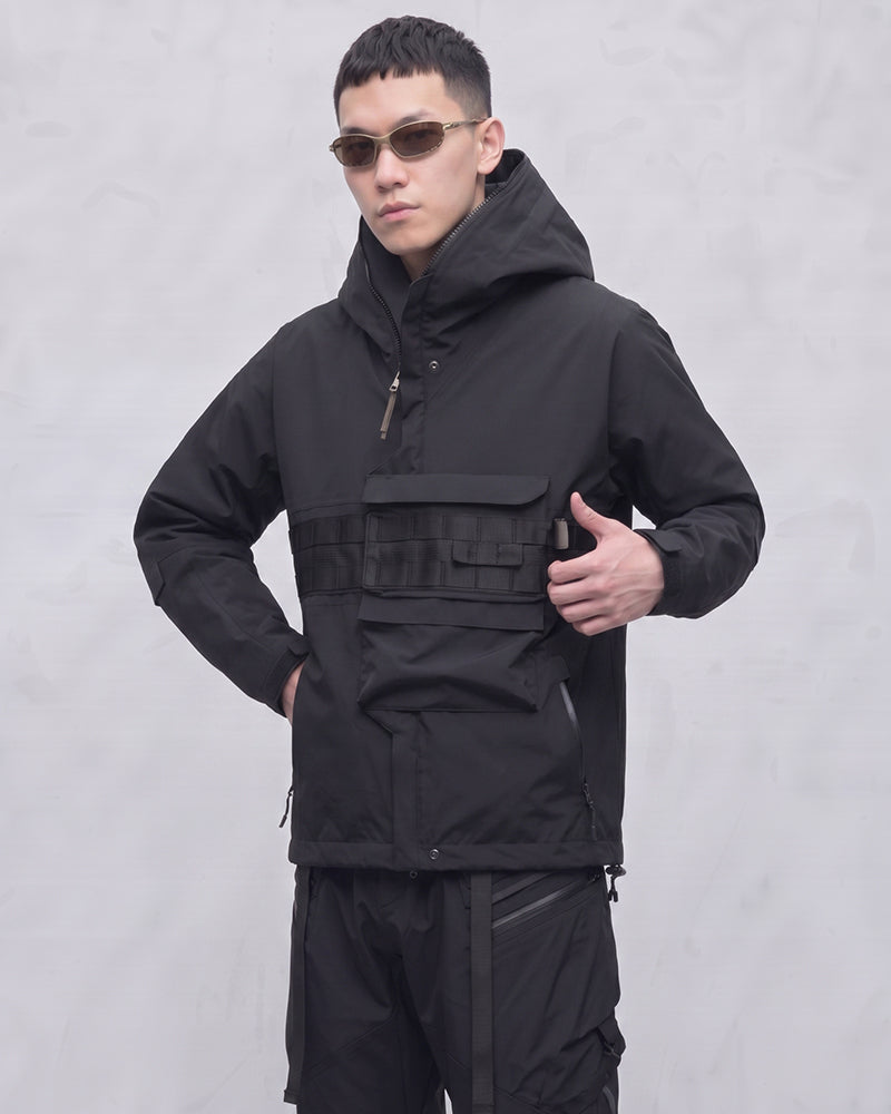 Windproof Hooded Techwear Jacket
