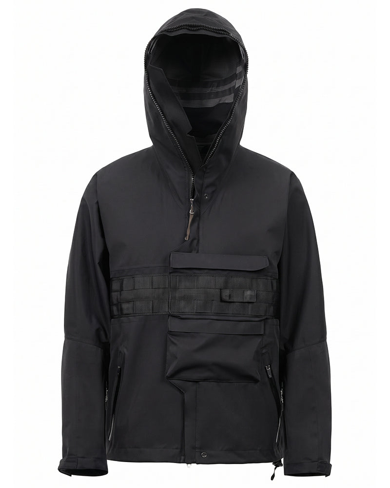 Windproof Hooded Techwear Jacket