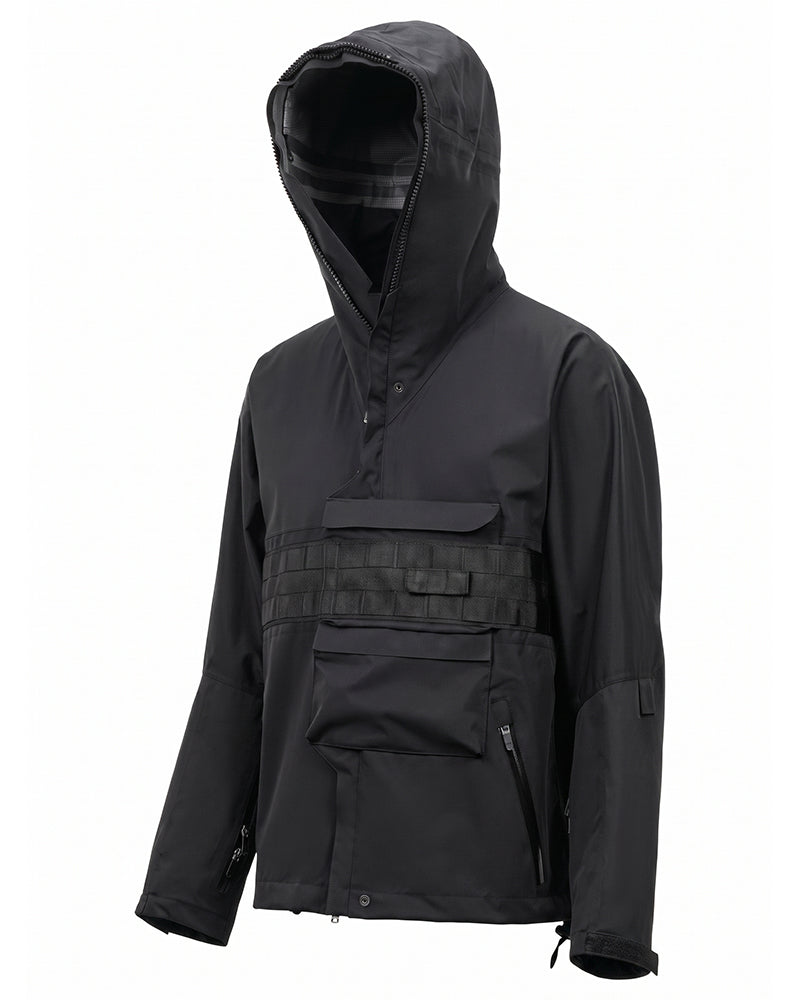 Windproof Hooded Techwear Jacket