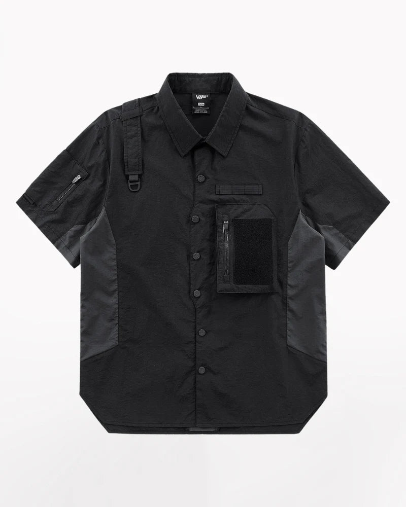 TEC-002｜Cyberpunk Tactical Techwear Set Top / Bottom