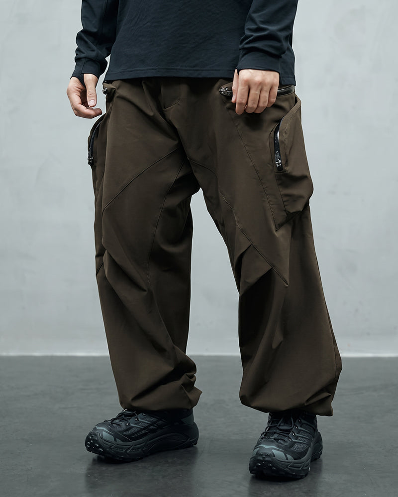 Multi-Pocket Zipper Water Repellent Techwear Pants