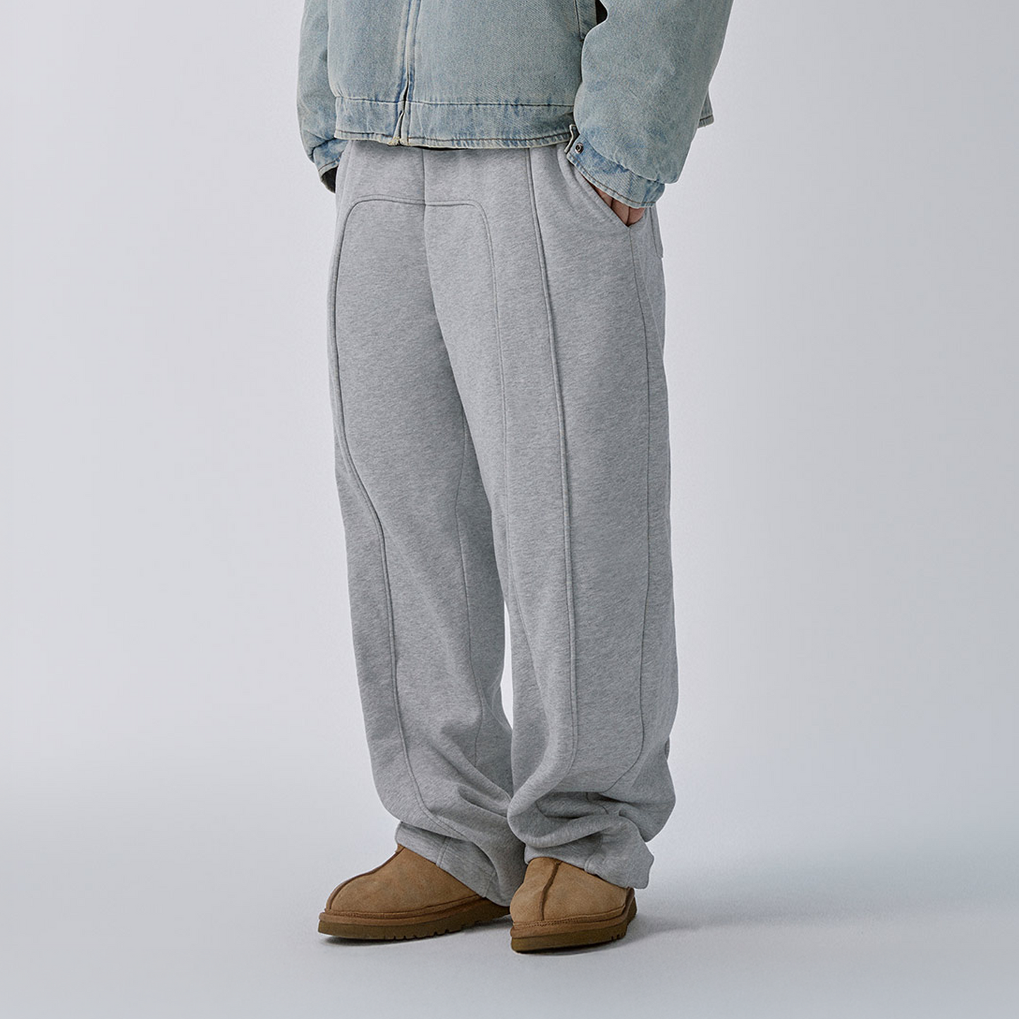 Stitch Seam Oversized Sweatpants