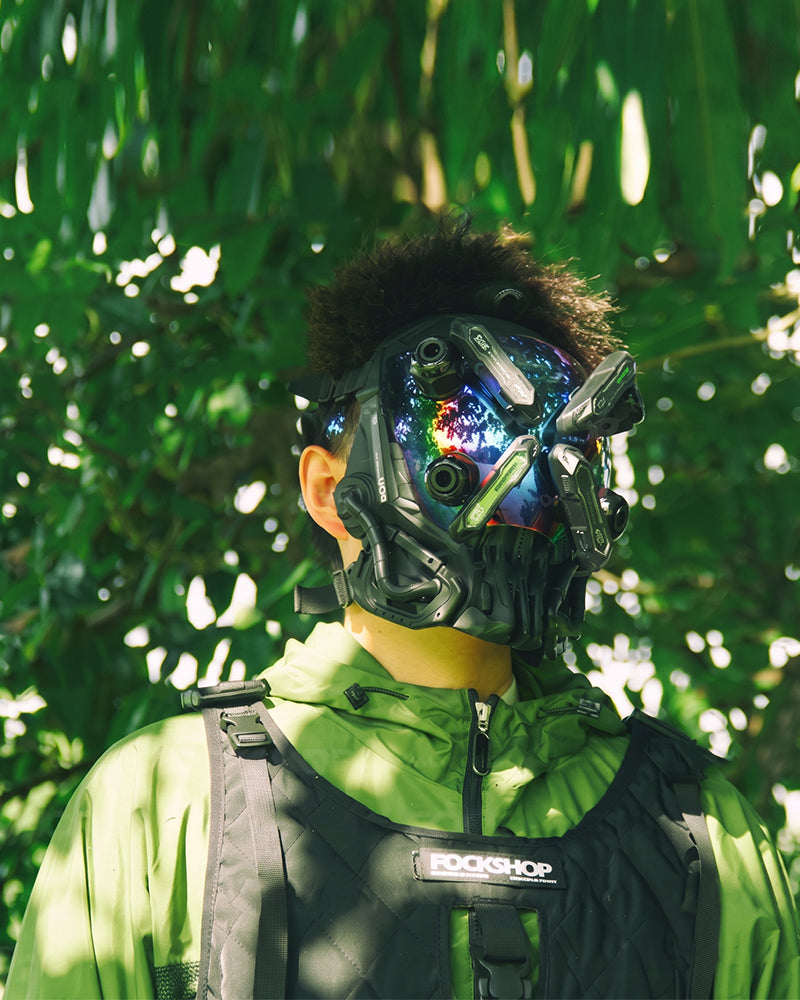 Future Envoy LED Cyberpunk Helmet Mask