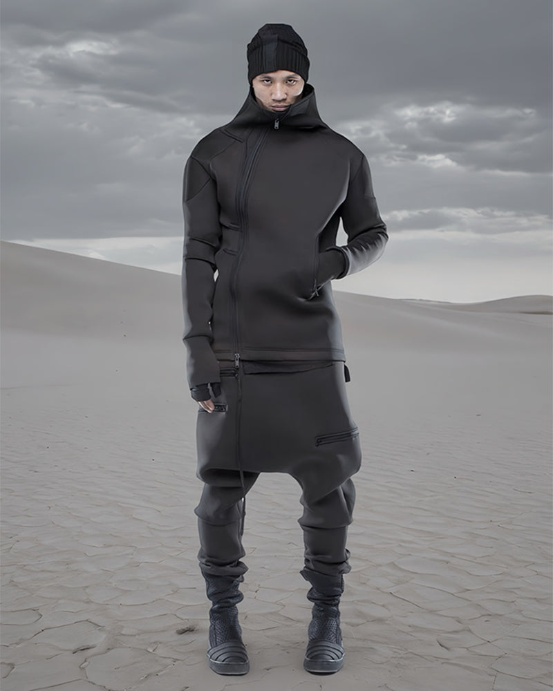 Wasteland Futuristic Asymmetric Jacket