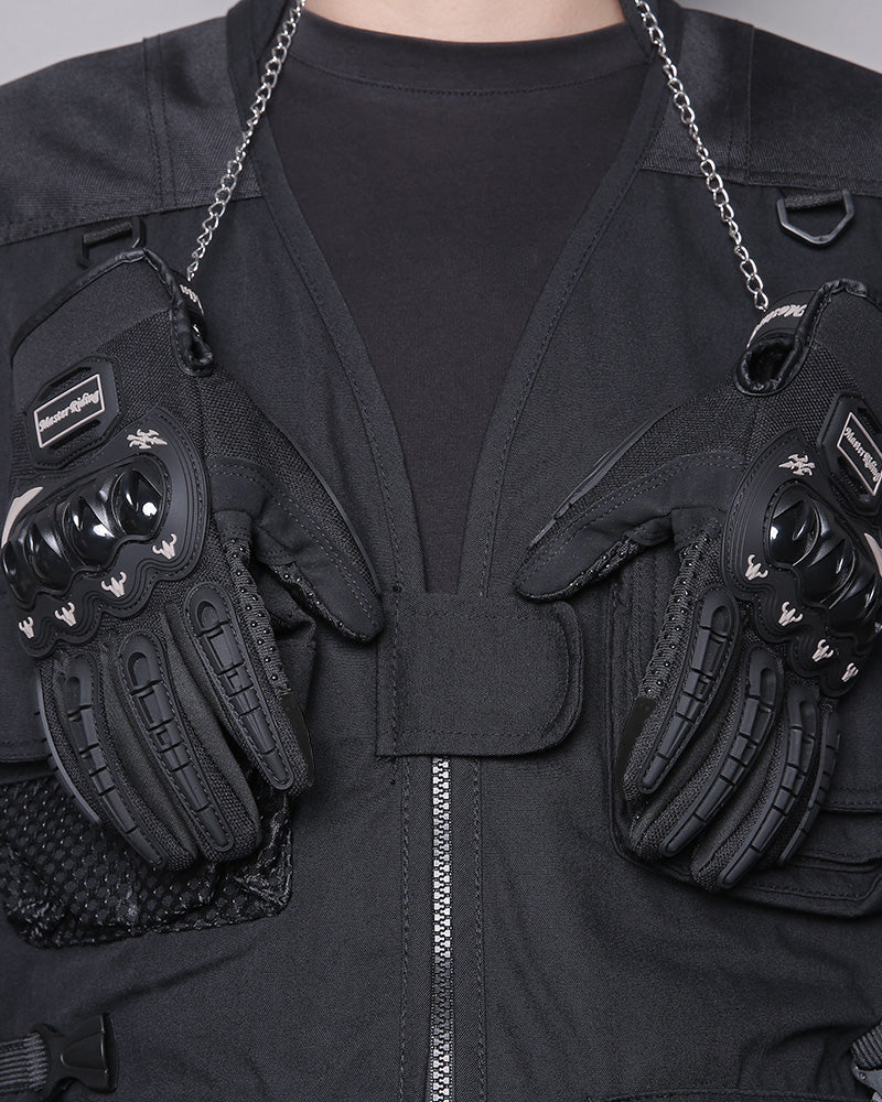 Techwear Tactical Touchscreen Motorcycle Gloves