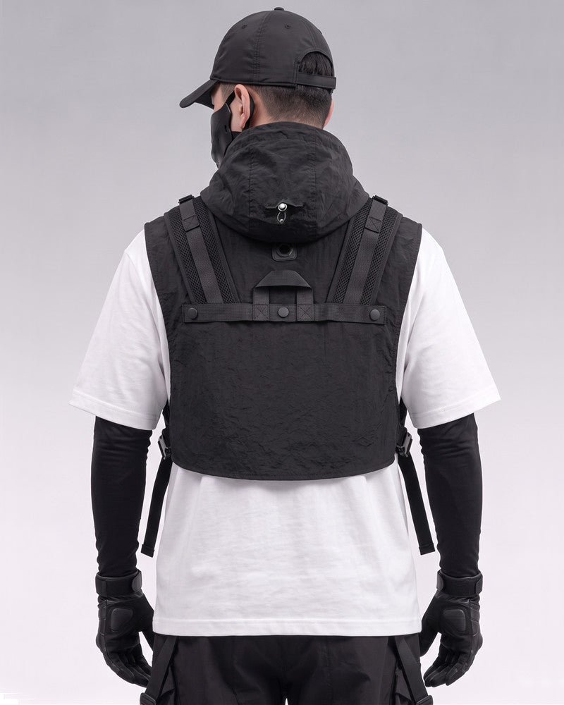Functional Cropped Cargo Vest