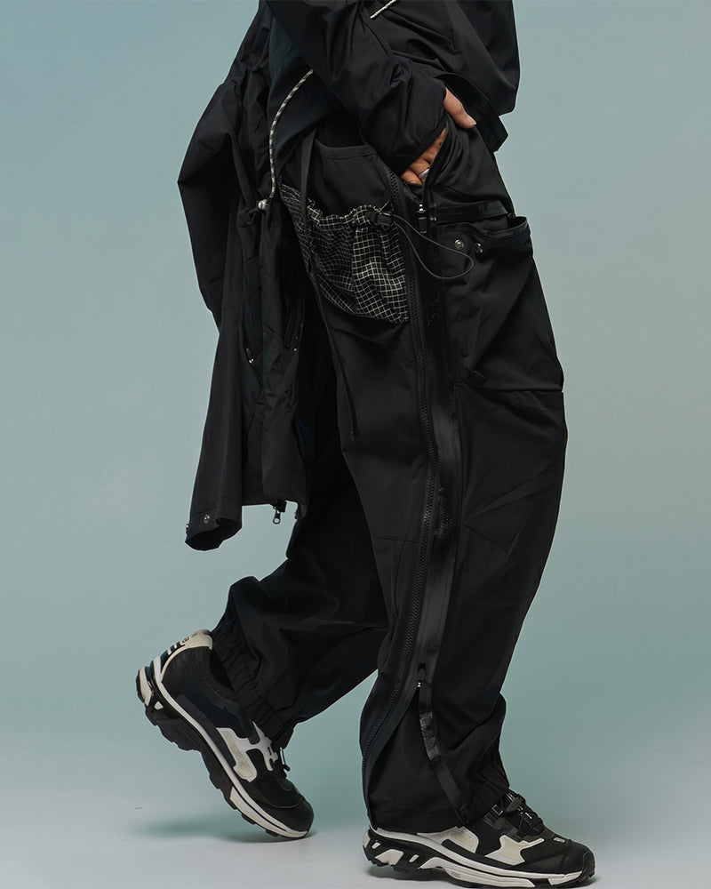 Dual-Zip Rapid-Deploy Techwear Pants