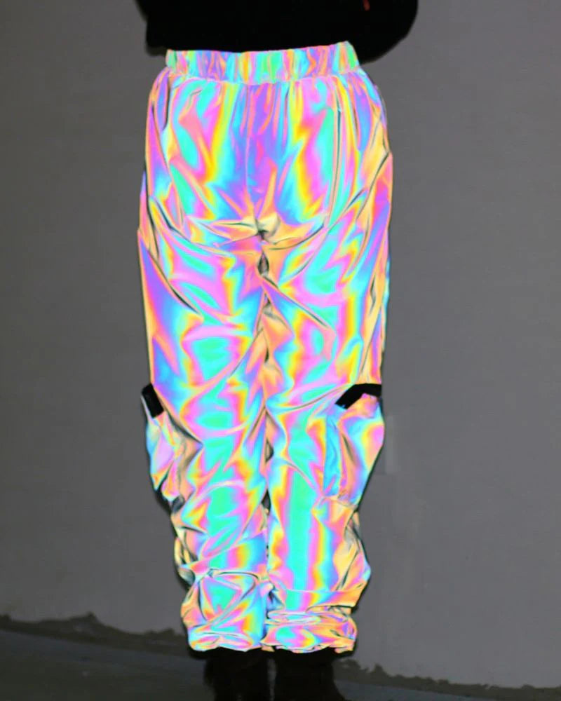 Functional Laser Colorful Reflective Pants