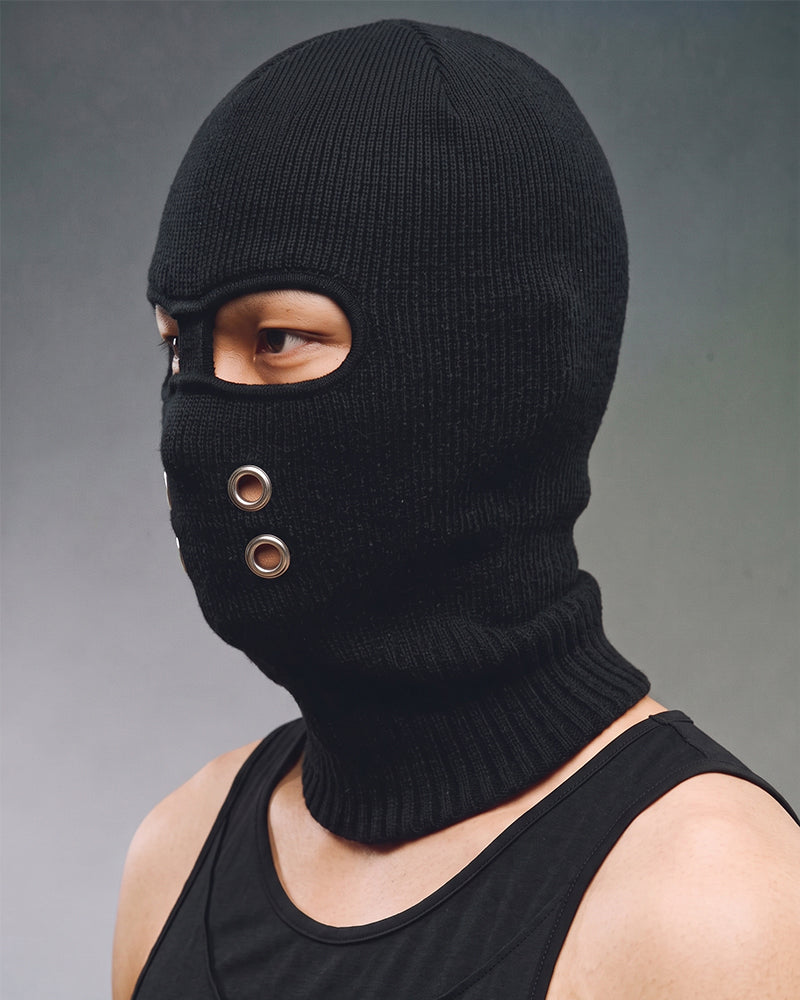 Post-Apocalyptic Grommet Knit Balaclava
