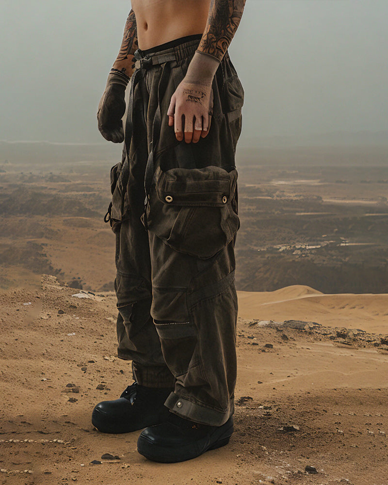 Distressed Denim Wasteland Casual Pants