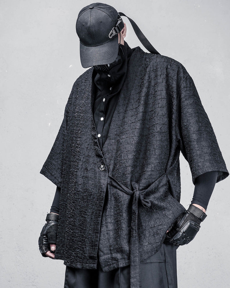 Japanese Robe Style Darkwear Shirt