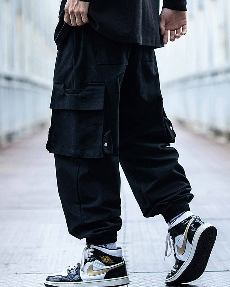 Streetwear Loose Large-Pocket Cargo Pants