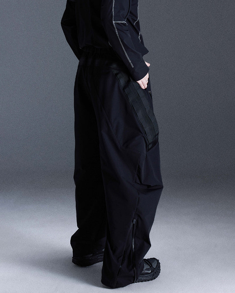 Molle-System Crinkled Water-Repellent Tactical Carrot Pants