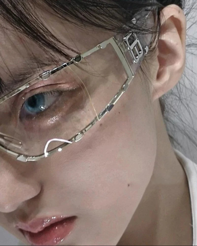 Cyberpunk Futuristic Y2K Tech Sunglasses