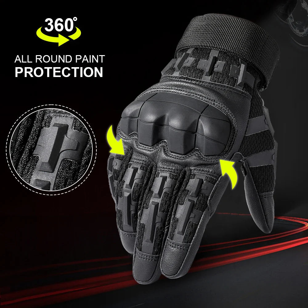 Cyberpunk Tactical Full Finger Protective Gloves