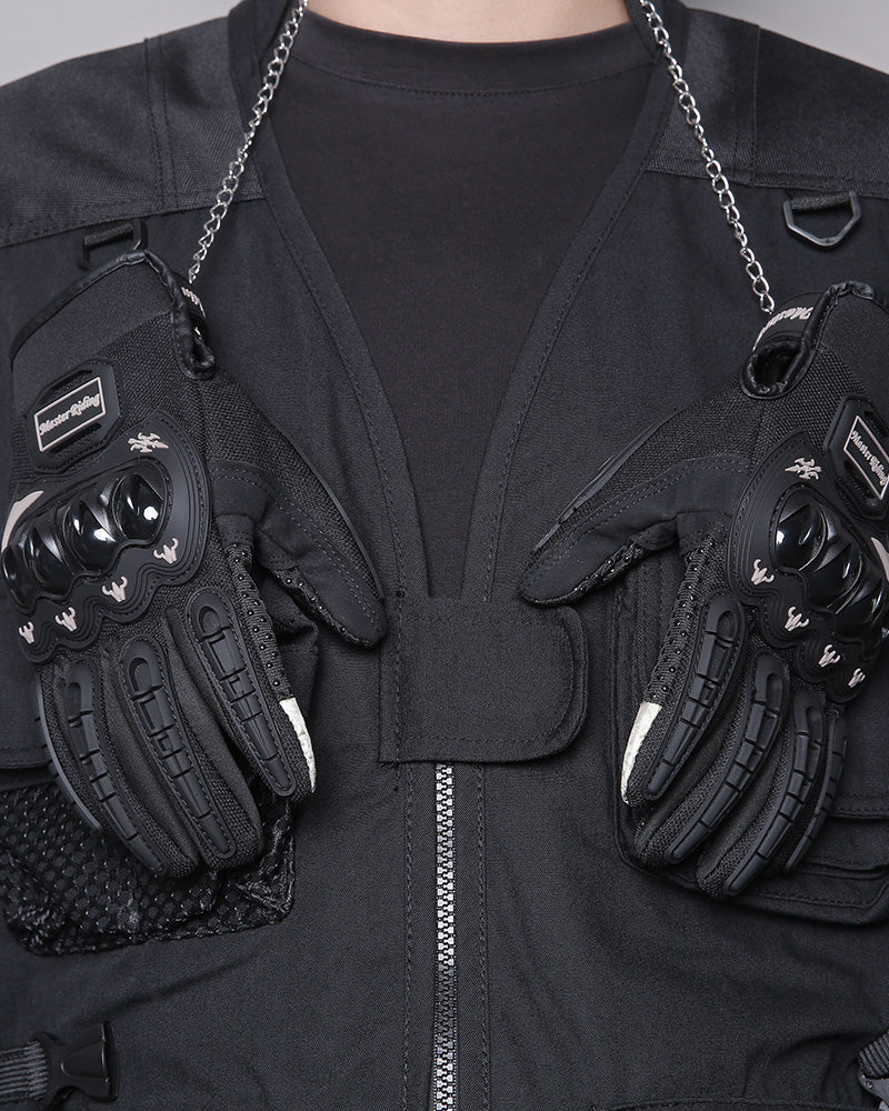 Techwear Tactical Touchscreen Motorcycle Gloves