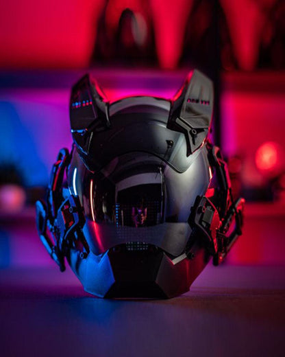 Futuristic Cyberpunk Helmet Mask