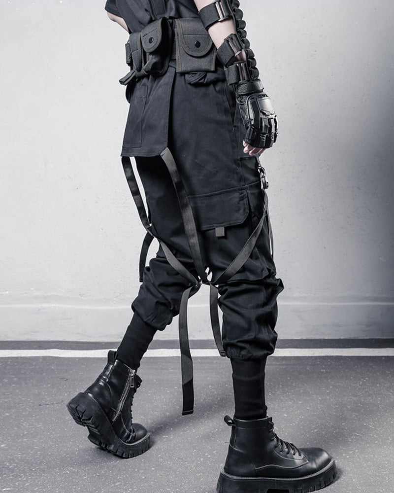 Tactical Strap Techwear Cargo Pants