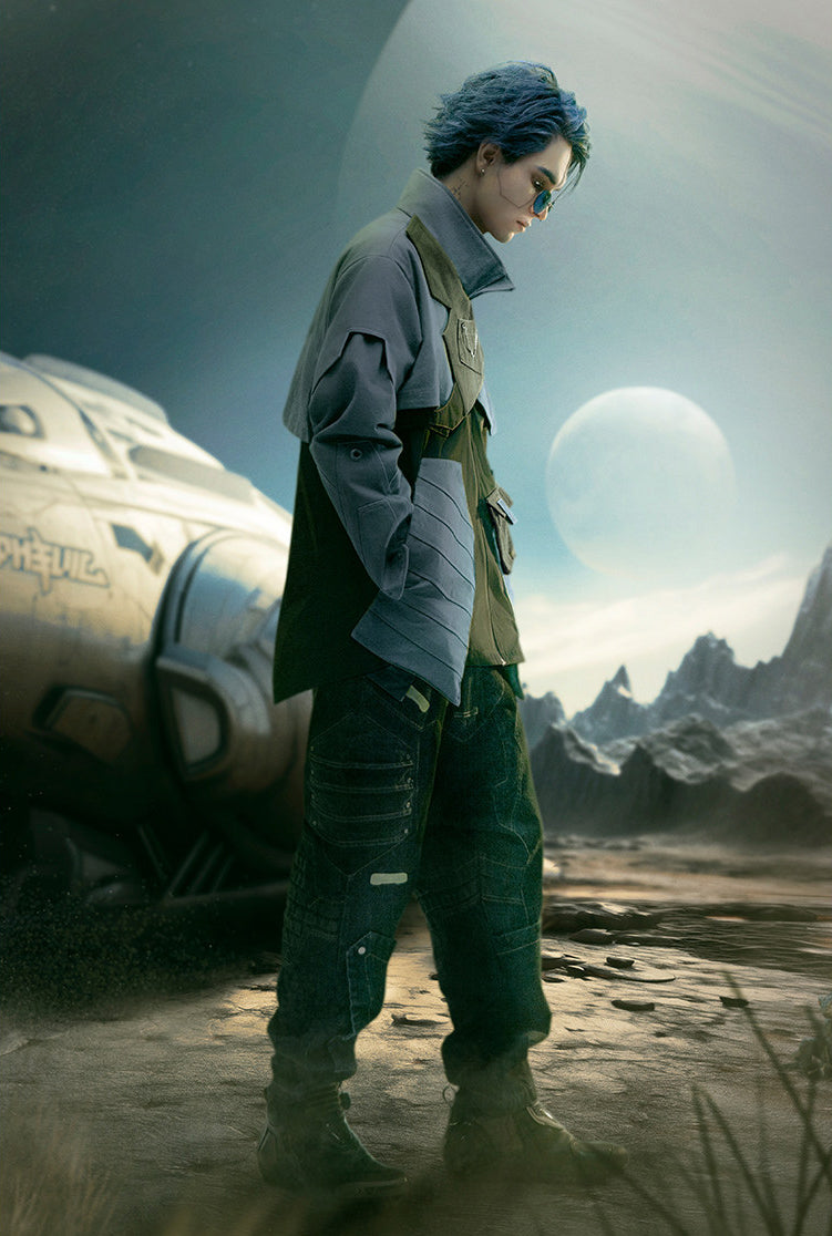 CBP-011-X｜Cyberpunk Techwear Set Top / Bottom