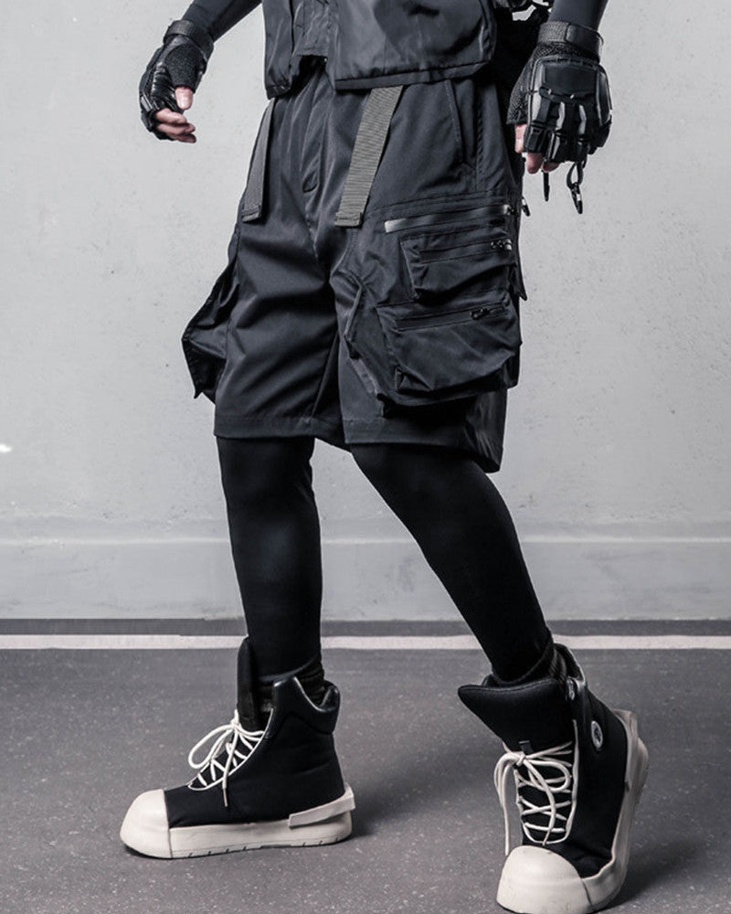Techwear Pocket Cargo Shorts