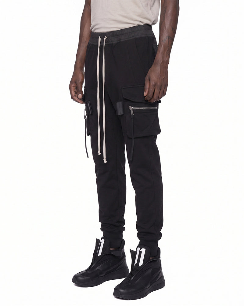 Multi‑Pocket Tactical Drawstring Cargo Jogger Pants