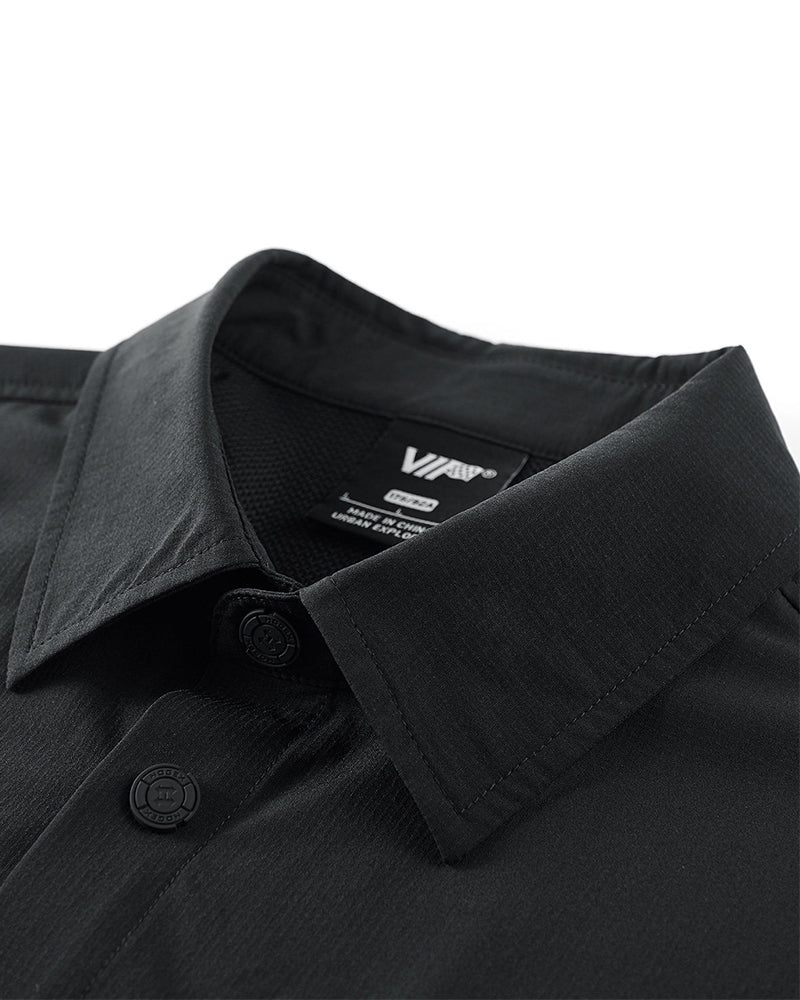 Techwear Fake Two-piece Tactical Short Sleeve Shirt