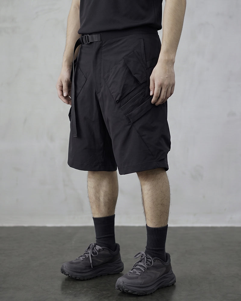 Water-Repellent Techwear Shorts
