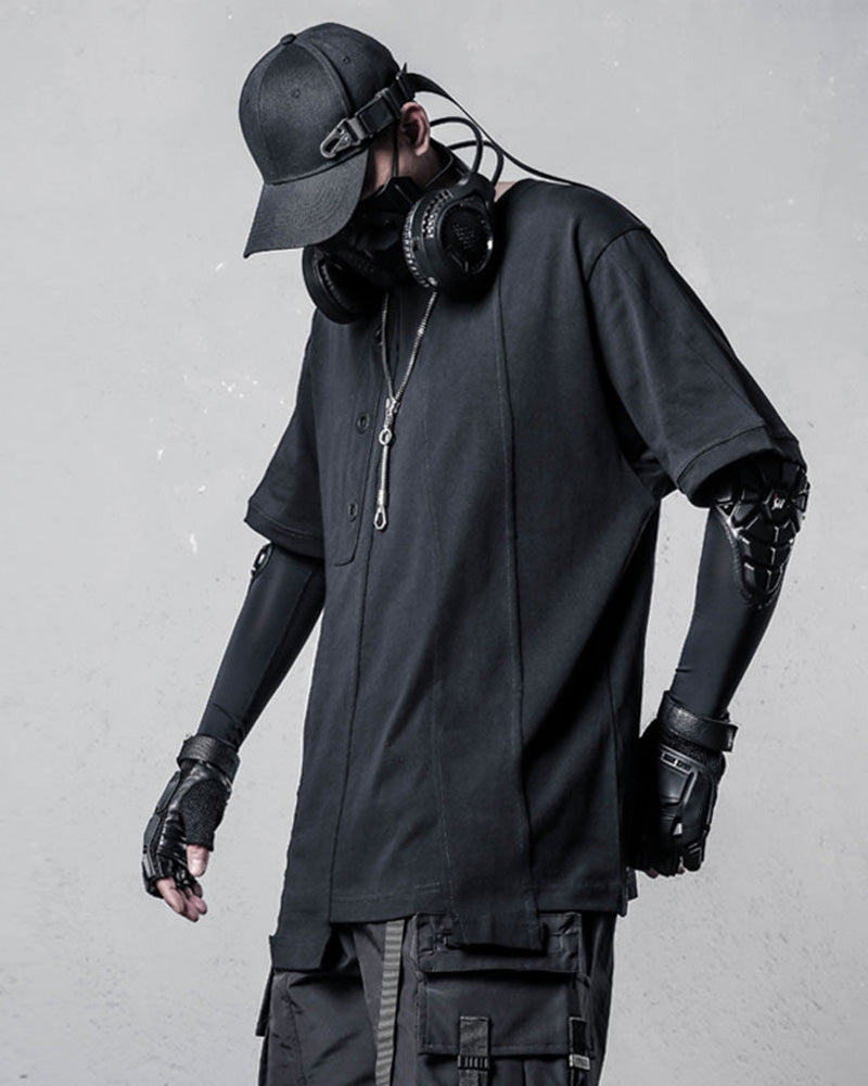 Techwear Functional Irregular T-Shirt