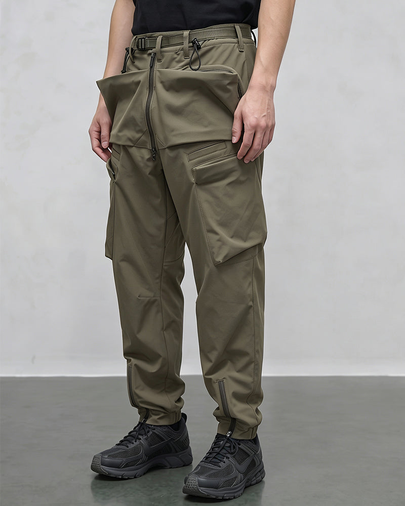 Water-Repellent Outdoor Techwear Pants