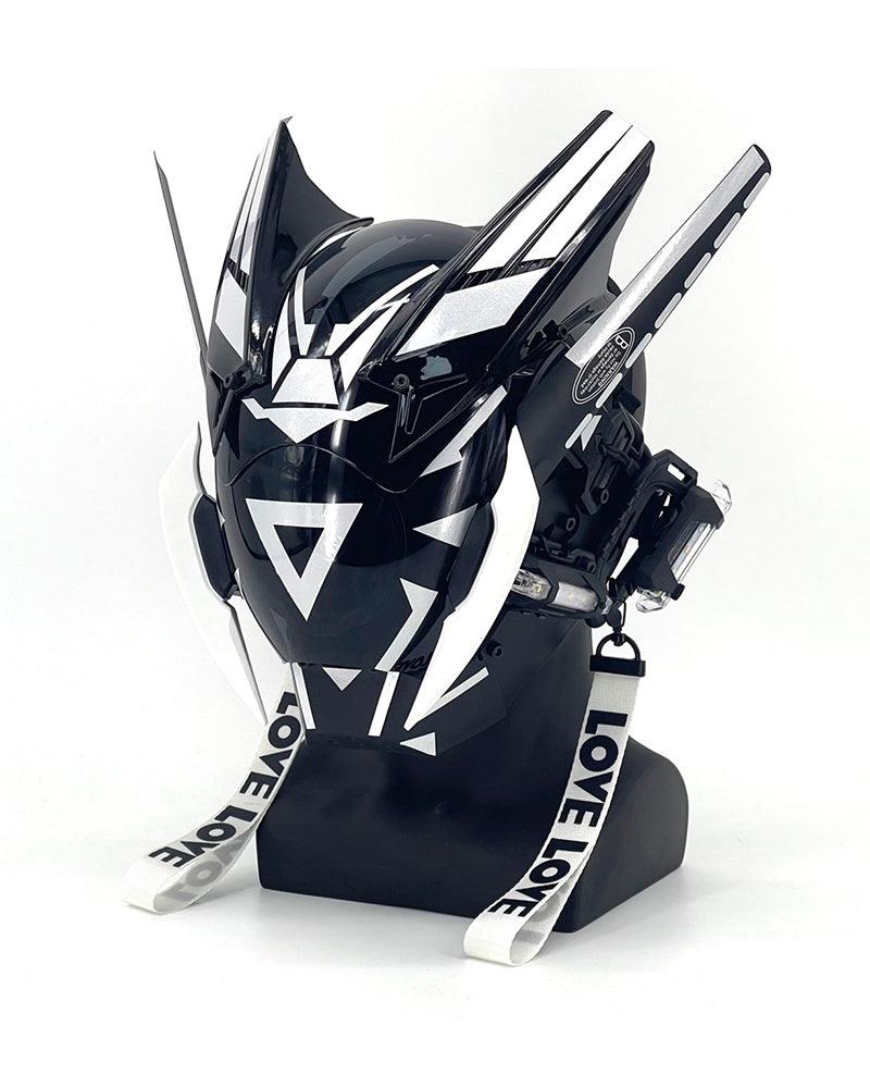 Futuristic Warrior LED Cyberpunk Helmet Mask