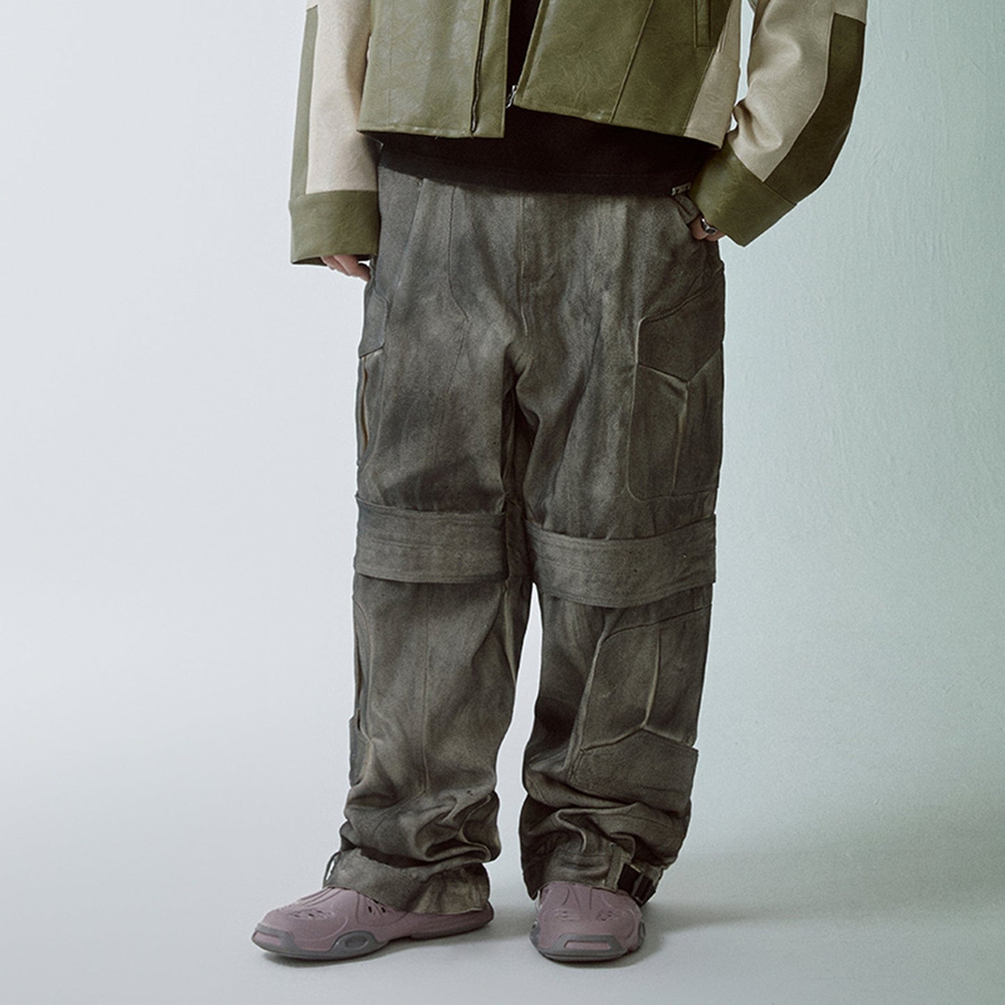 Retro Dirty Fit Double-Knee Cargo Pants