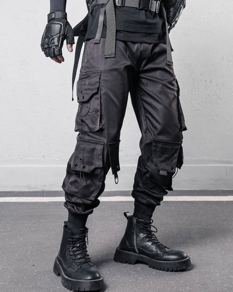 Functional Multi-Pocket Techwear Cargo Pants