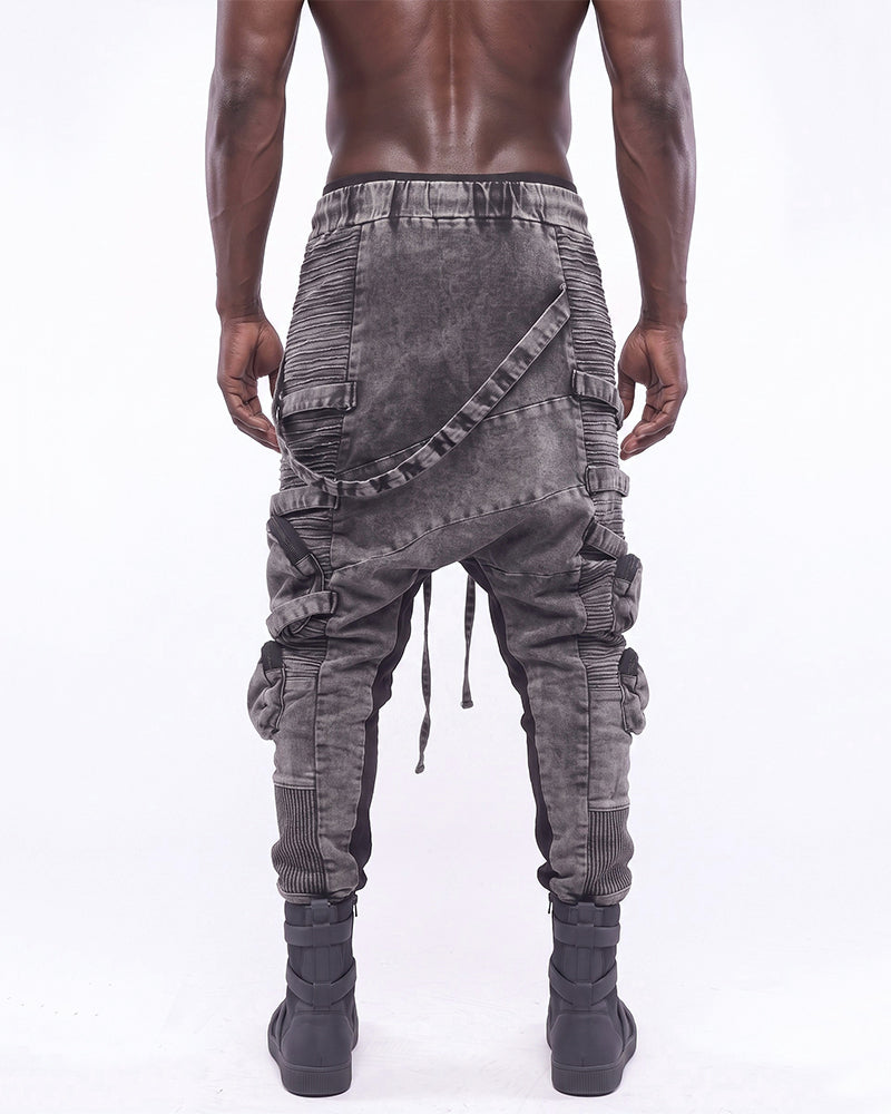 Wasteland Distressed Deconstructed Cargo Pants
