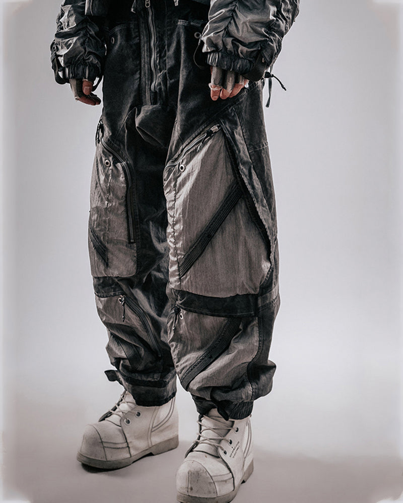 Post-Apocalyptic Men's Techwear Wasteland Cargo Pants
