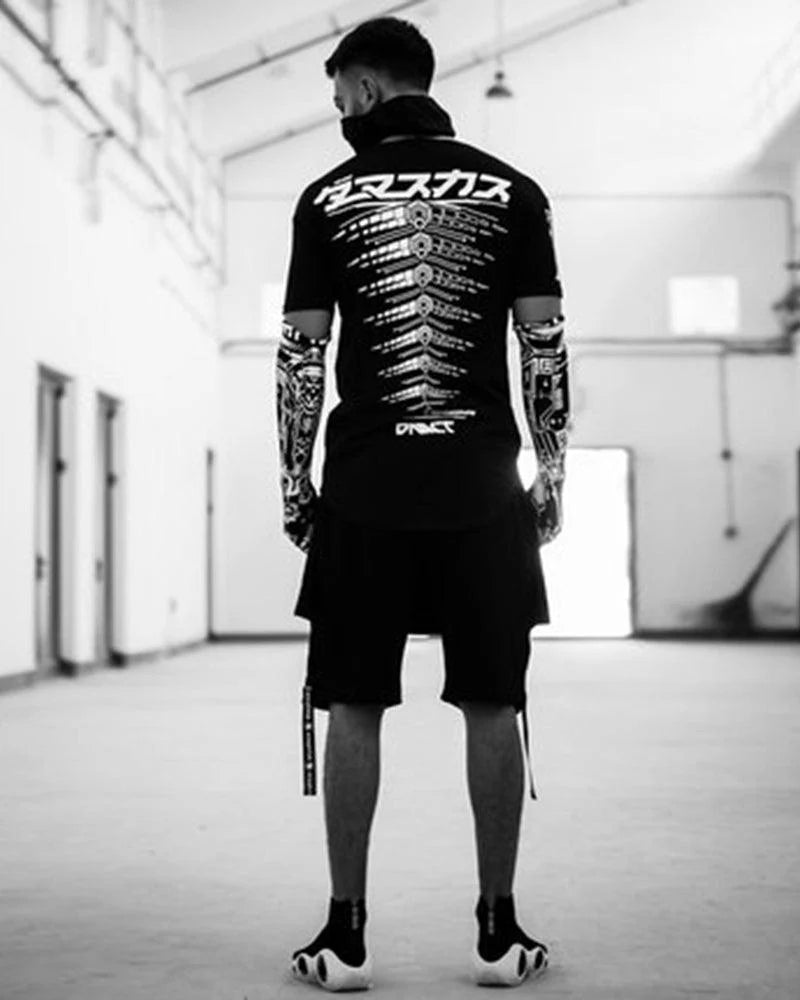Futuristic Cyberpunk Techwear T-Shirt