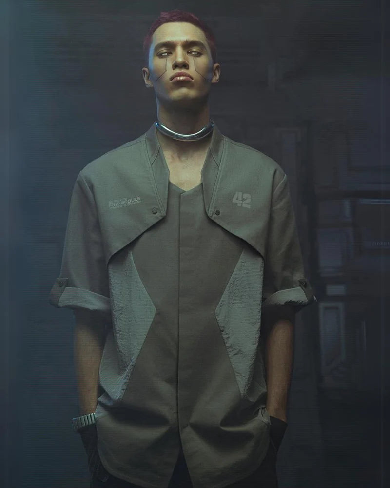 CBP-037-X｜Cyberpunk Techwear Set Top / Bottom