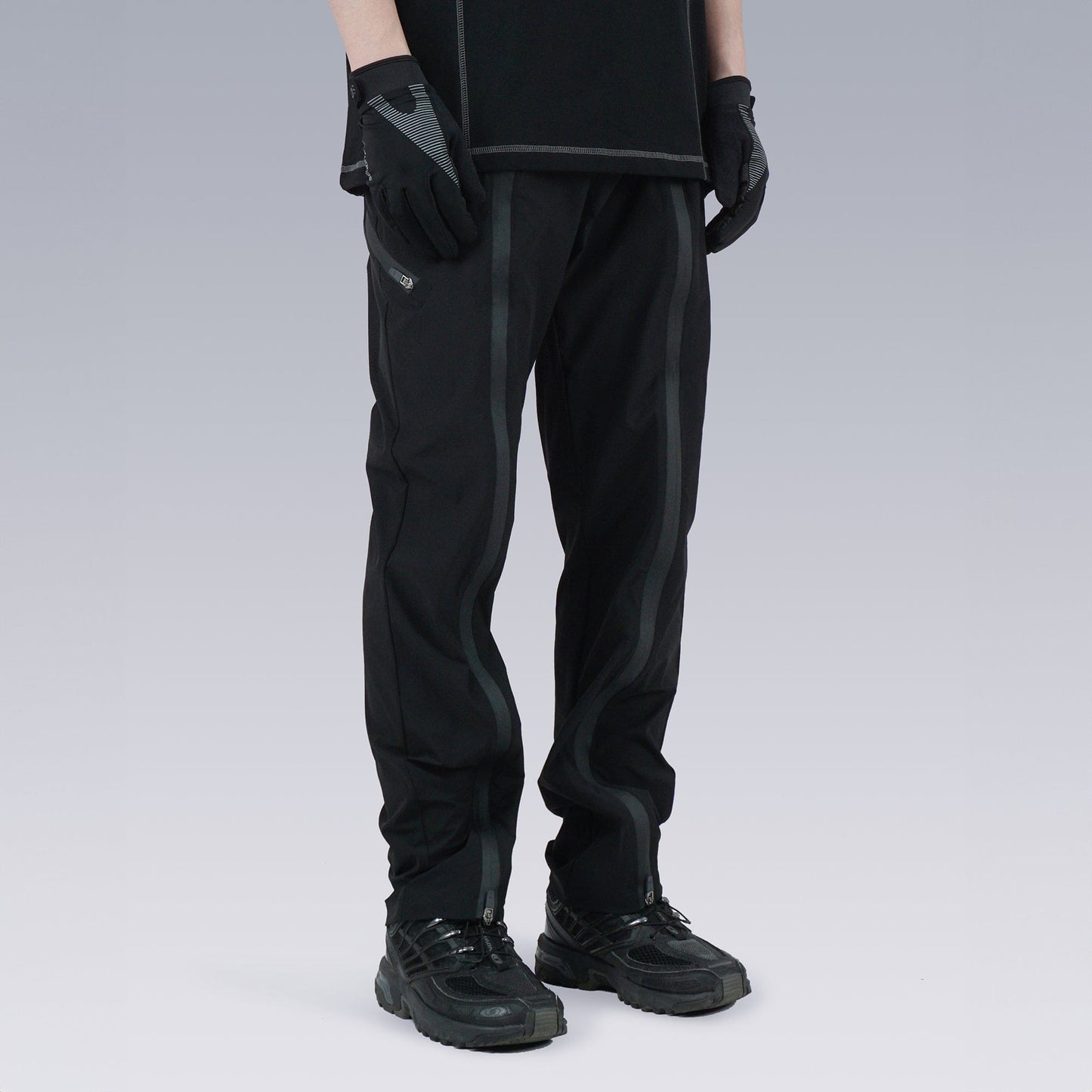 Center-Zip Split Quick-Dry Pants