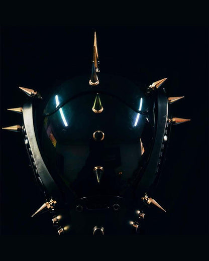 Cyberpunk Party Rivet Helmet Mask