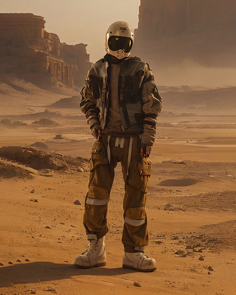 Post-Apocalyptic Retro Biker Jacket